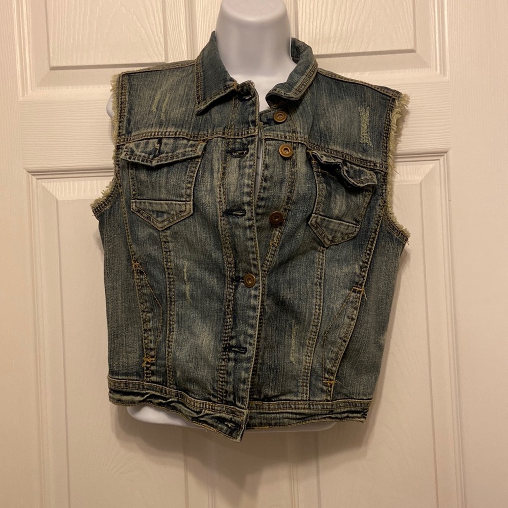 Denim vest